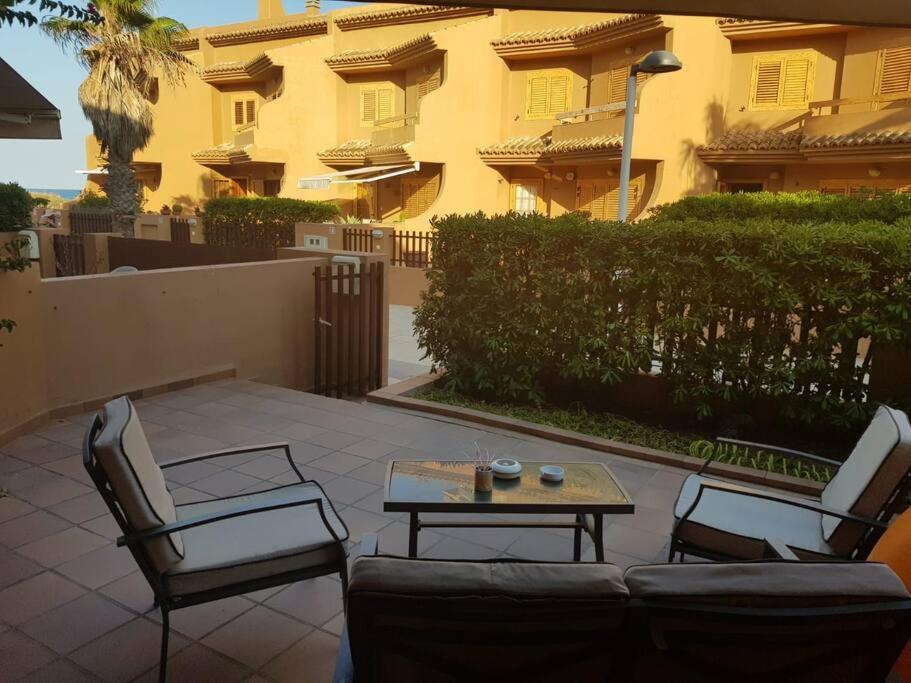 Chalet Adosado En La Playa De El Perellonet Con Piscina, Pista Tenis Valencia Exterior foto