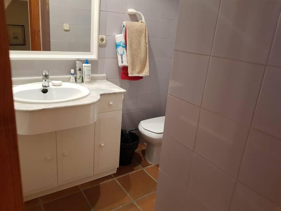 Chalet Adosado En La Playa De El Perellonet Con Piscina, Pista Tenis Valencia Exterior foto